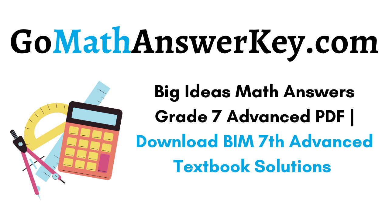 7th grade advanced math textbook